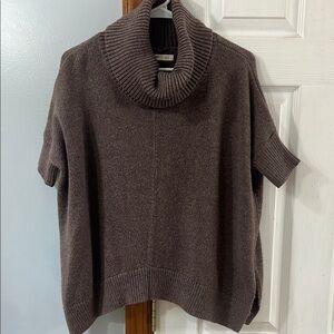 Old Navy Brown Cowl Neck Sweater Soft Knit